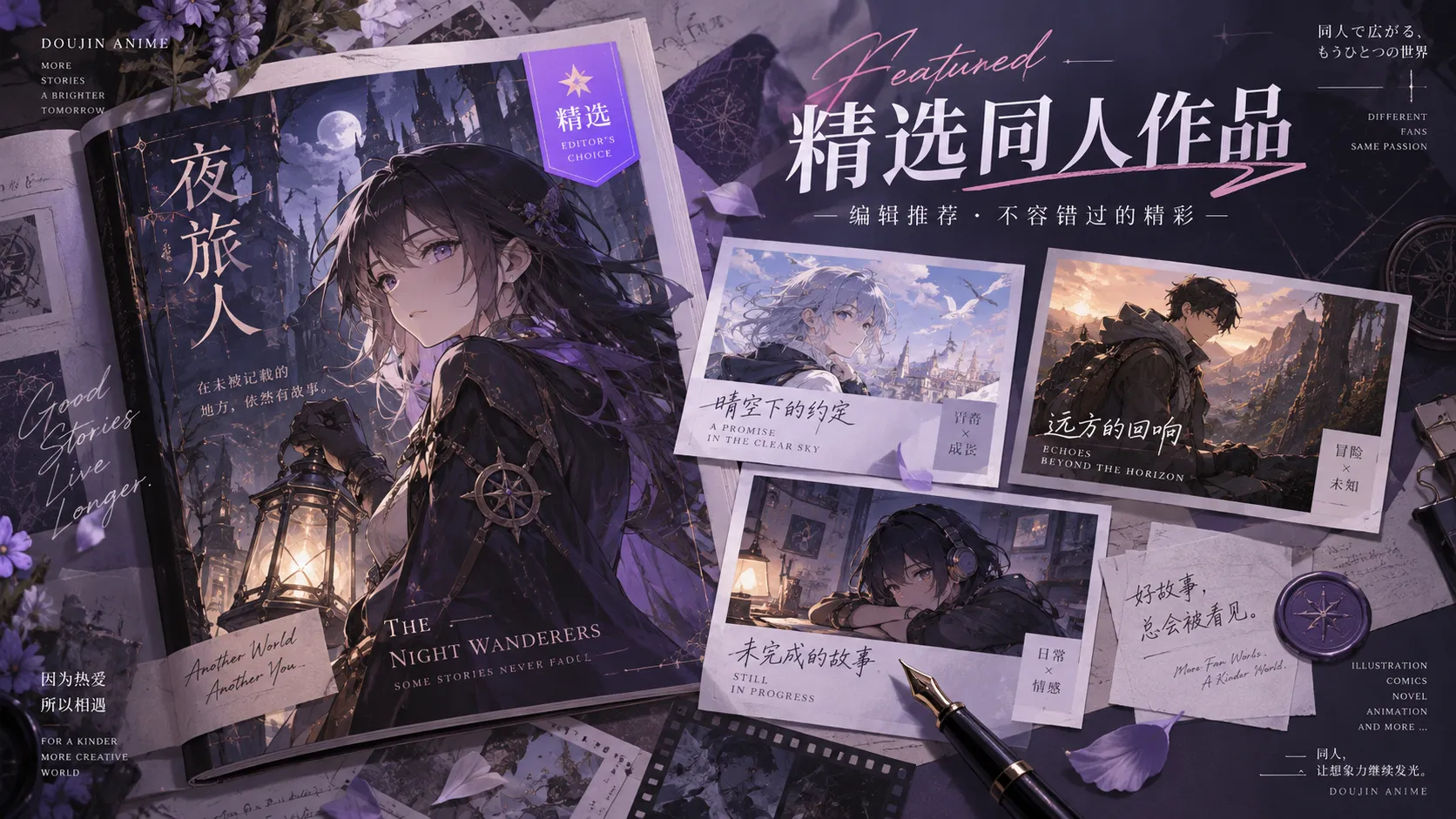 漫画分镜同人动漫分类