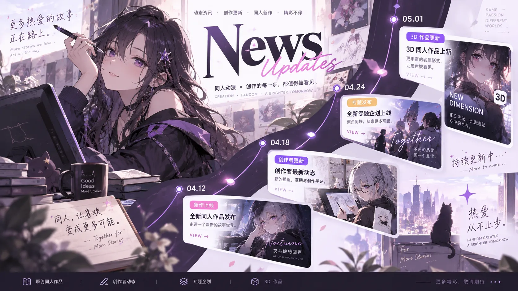 雨夜车站，未寄出的回信同人动漫内容封面